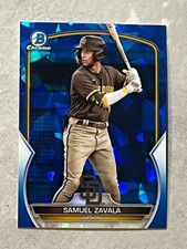 2023 Bowman Chrome Sapphire Samuel Zavala Prospect #BCP-241 San Diego Padres