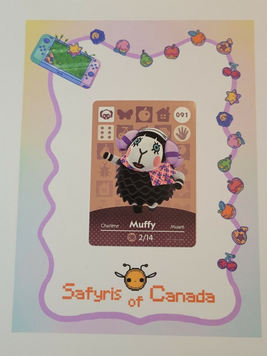 Muffy #091 Animal Crossing Amiibo Card – Authentic, Never Scanned, Ready For Your Island!