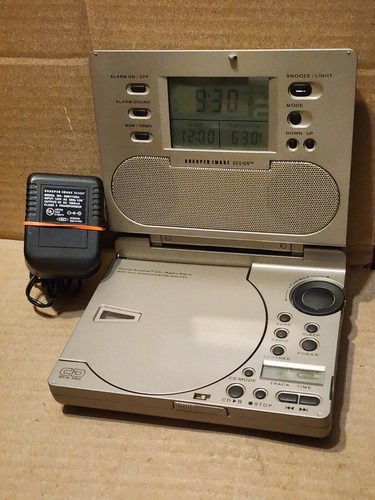 Sharper Image Sound Soother CD/FM Radio Alarm Clock w/Enviromental Sounds SI735 - Picture 4 of 12