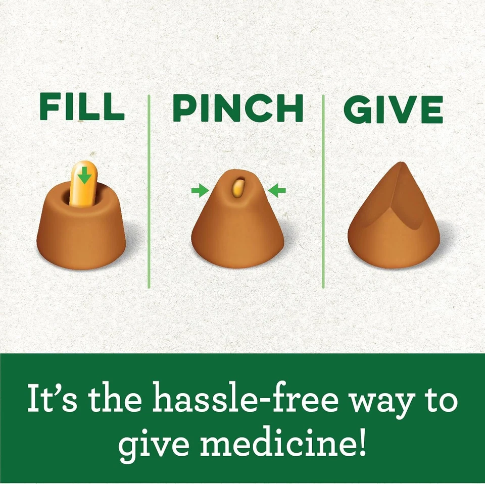 Golosinas suaves naturales Greenies Feline Pill Gats, pollo, 3 oz. Pack 85ct (pack de 2) Foto 3 de 4