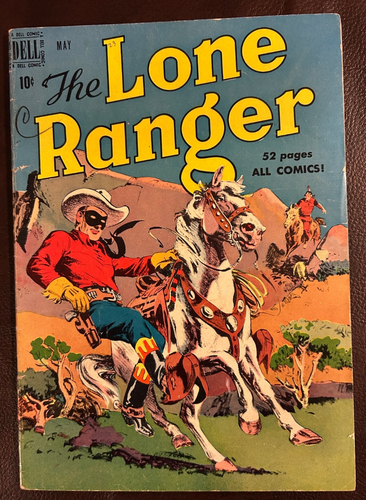 Vintage LONE RANGER #23 Dell 1950 ~ VG- ~ IRS COLLECTION ~ Golden Age