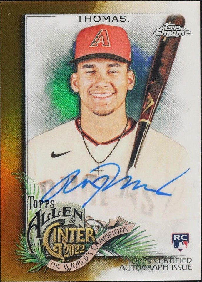2022 Topps Allen & Ginter Chrome - Alek Thomas #AGA-ATH - 1 of 1