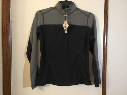New Ladies North End 1/4 Zip Performance Long Sleeve Top Size M Navy - Picture 2 of 3