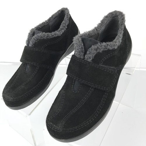 Easy Spirit Black Suede Strappy Mocs Womens US Size 5.5M - Picture 2 of 9
