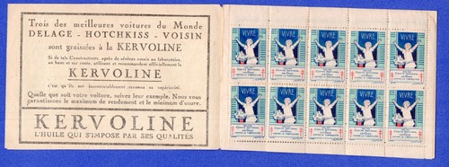 TUBERCULOSIS, FRANCE, BOOKLET, 1929, COMPLETE - Picture 2 of 2