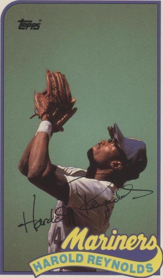 1989 Topps/LJN Baseball Talk - Harold Reynolds #143 - 1 of 1