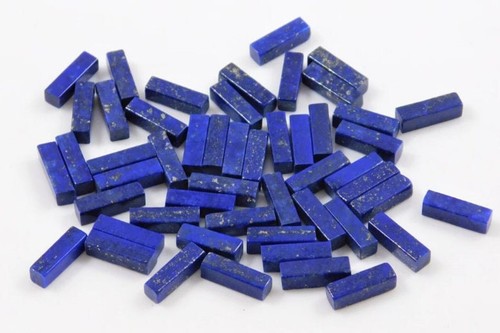 Rectangle Both Side Flat Back Lapis Lazuli 8x10mm To 12x16mm Loose Gemstone - Imagen 2 de 6