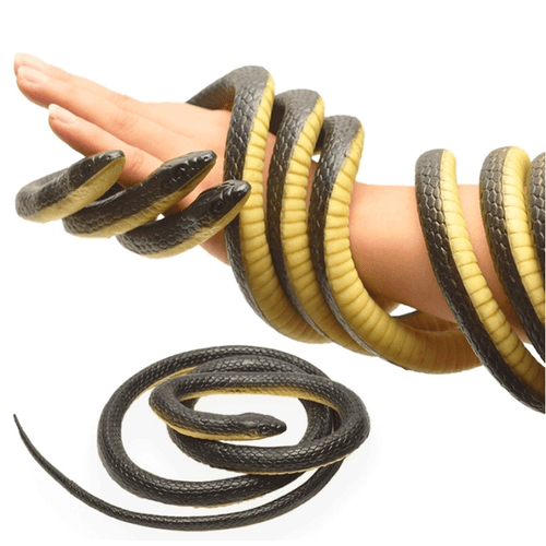 52" Fake Realistic Snake Lifelike Scary Rubber Toy Prank Party Joke Easter Gift - Picture 11 of 12