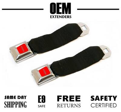 Front Seats E9 SAFE Seat Belt Extender for 1987 Ford Mustang
