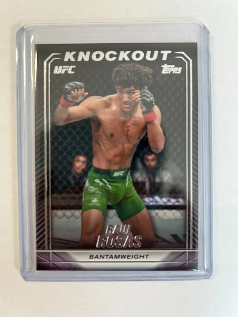 25 TOPPS UFC KNOCKOUT 2024 PAUL ROSAS BANTAM WEIGHT  .