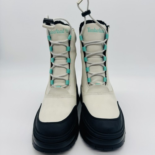Timberland Brooke Valley Women's White / Teal Boots Warm Lined Size 7.5 NEW - Picture 21 of 22