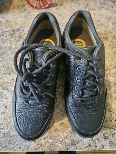 Cabela's 82-3422 Dry-Plus All Leather Mens 8.5 EE Black Lace Up Oxfords Shoes - Picture 3 of 7