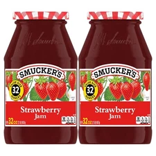 2 pack Smucker's Strawberry Jam, 32 Ounces fast delivery NEW
