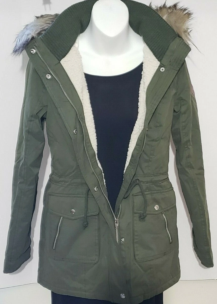 hollister womens sherpa