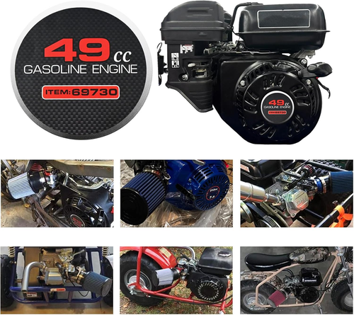 2Pcs 49Cc Item 69730 Pull Starter Sticker - for Predator 212Cc 196Cc 224Cc 200Cc - Picture 3 of 12