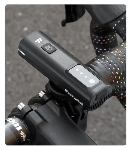 Linterna portátil de ciclismo de 400 lúmenes con detección de luz inteligente para bicicleta - Imagen 21 de 24