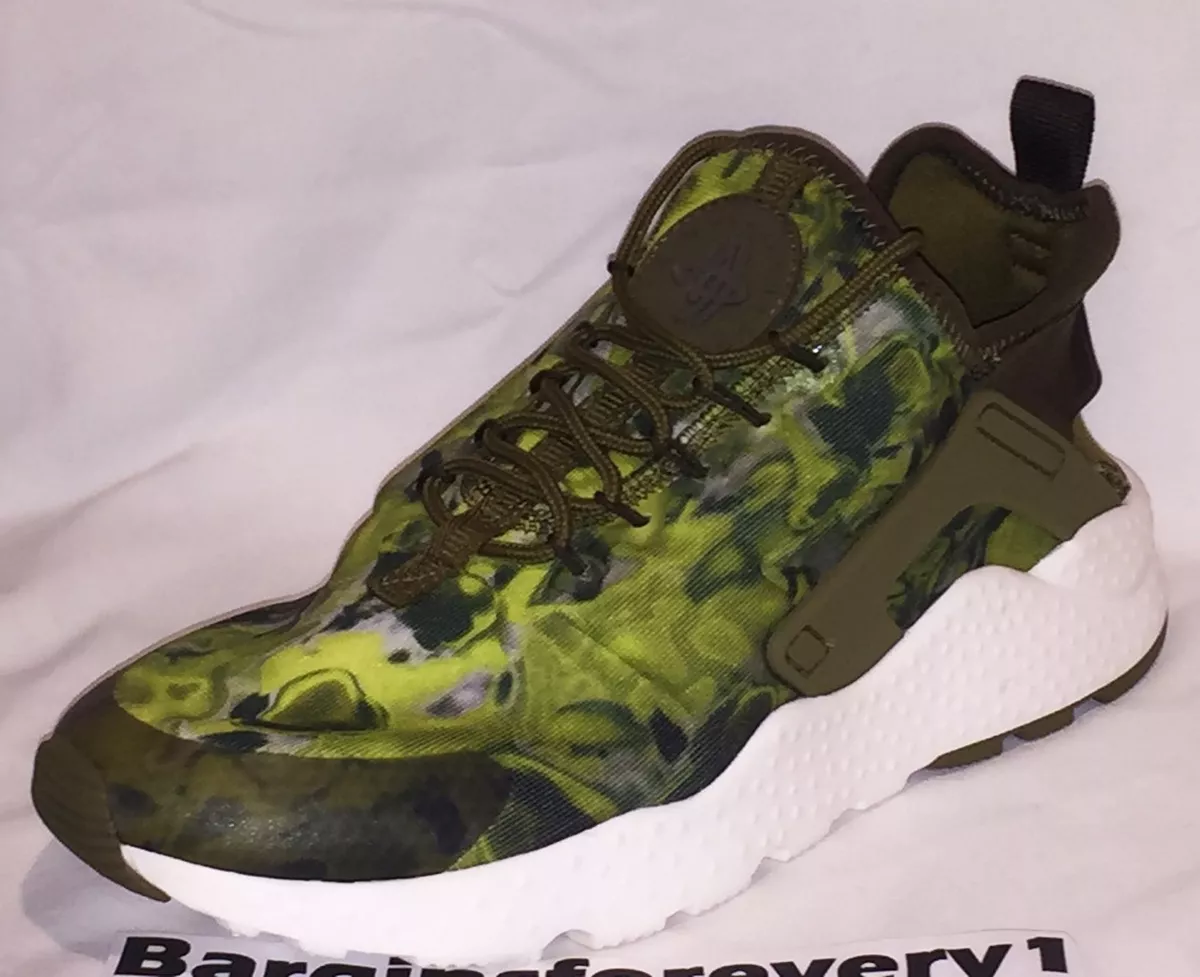 Nike Huarache Print Women s 7 Unreleased Sample Olive Sail 844880