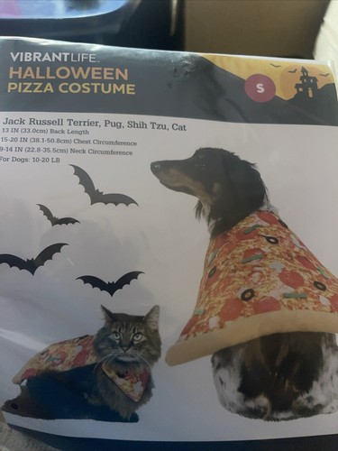 Vibrant Life Halloween Dog Costume and Cat Costume: Pizza, Size S - Picture 1 of 3