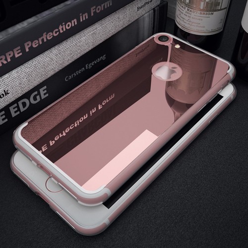 For iPhone 14 13 Pro Max 11 12 8 Plus XR Luxury Slim Silicone Mirror Case Cover - Photo 9 sur 16