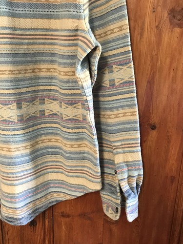 Rare Lucky Brand Mens Navajo SouthWestern Print Chamois Flannel Shirt XLarge - Picture 9 of 10