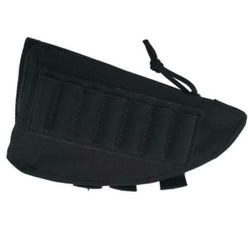Tactical Shotgun Rifle Shell Butt Stock Ammo Holder Pouch Bag Hunting Cheek Pad - Picture 10 of 21