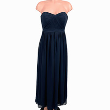 Jenny Yoo Annabelle Size 4 Dress Formal Convertible Navy Prom Bridesmaid