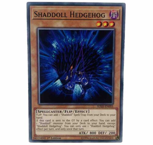 YUGIOH Shaddoll Hedgehog SDSH-EN005 Common Card 1st Edition NM-MINT - Picture 1 of 1