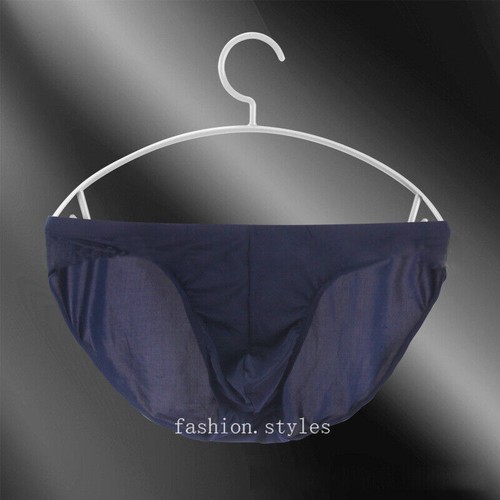 Calzoncillos lencería transpirables ligeros de seda helada de cintura baja para hombre - Imagen 22 de 28