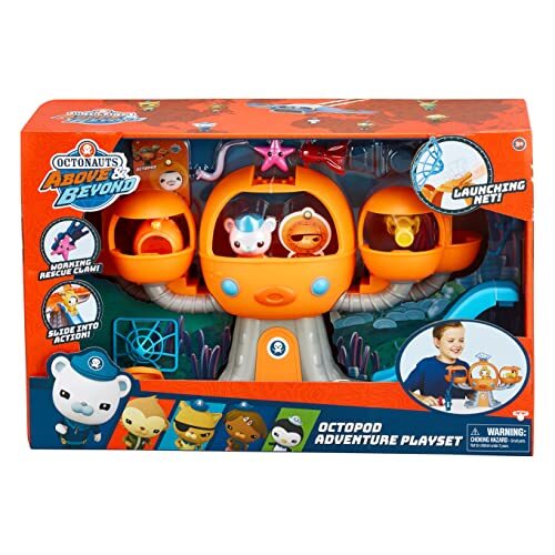 Игровой набор Octonauts 61123 Above Beyond Octopod, состоящий из 6 предметов, включая Deep Sea C