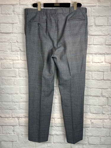 Traje de Colección Kuppeheimer Para Hombres Gris Lana a Cuadros 2 piezas 46L Chaqueta 38x29 Pantalón - Imagen 13 de 15