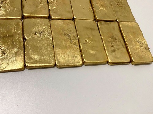 800 Gramm Altgoldbarren zur Goldgewinnung geschmolzen verschiedene Computer Münzstifte - Bild 11 von 12