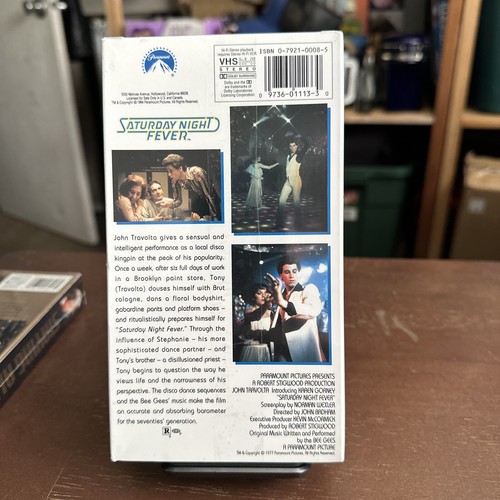 Staying Alive & Saturday Night Fever John Travolta Sealed New VHS - Picture 5 of 5