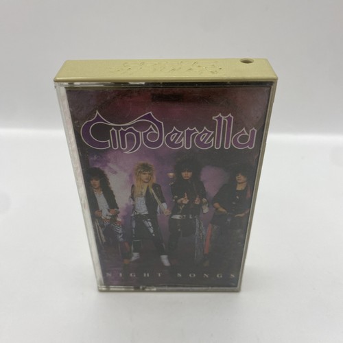 Night Songs-Cassette-Cinderella–1986-Mercury USA Import - Picture 2 of 11