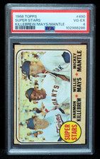 1968 Topps #490 Super Stars Killebrew Mays & Mantle PSA 4 - New Cert!