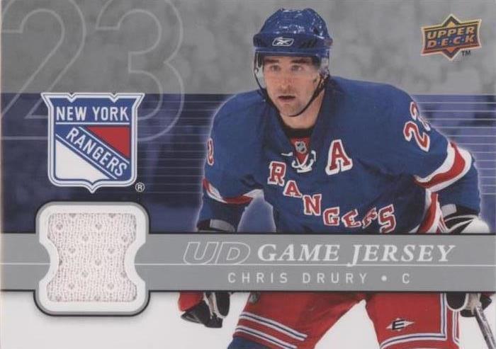 2008-09 Upper Deck - Chris Drury #GJ2-CD - 1 of 1