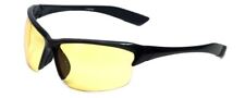 Sport Wrap Unisex Night Driving UV400 Sunglasses w/HD Yellow Tint 100 UV Block