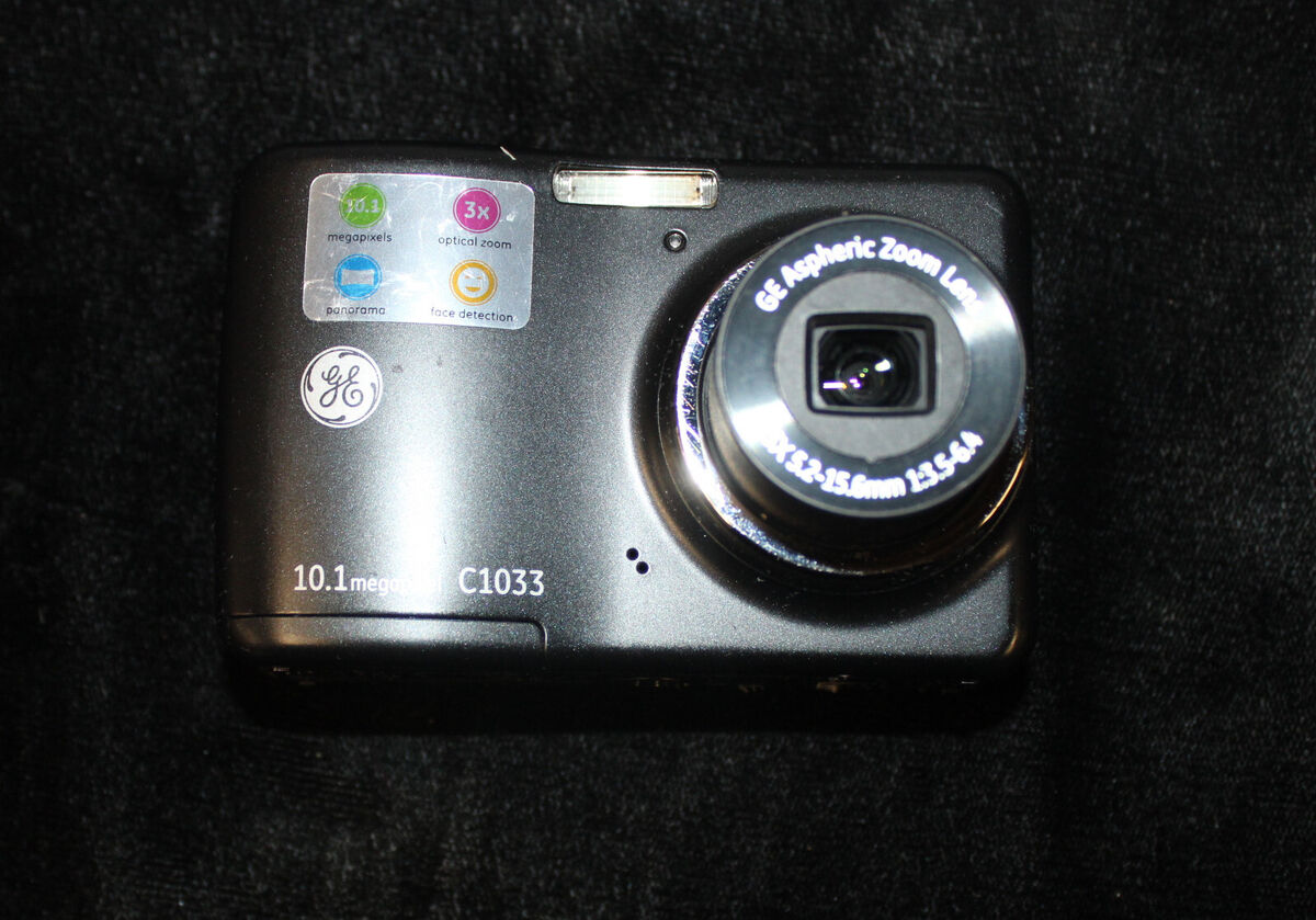 GE C1033 10.1MP 3X Zoom Digital Camera Black Tested GE C1033 10.1MP 3X Zoom Digital Camera Black Tested