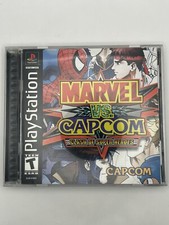 Sony Playstation PS1 Marvel vs. Capcom: Clash of Super Heroes Manual & Reg Card
