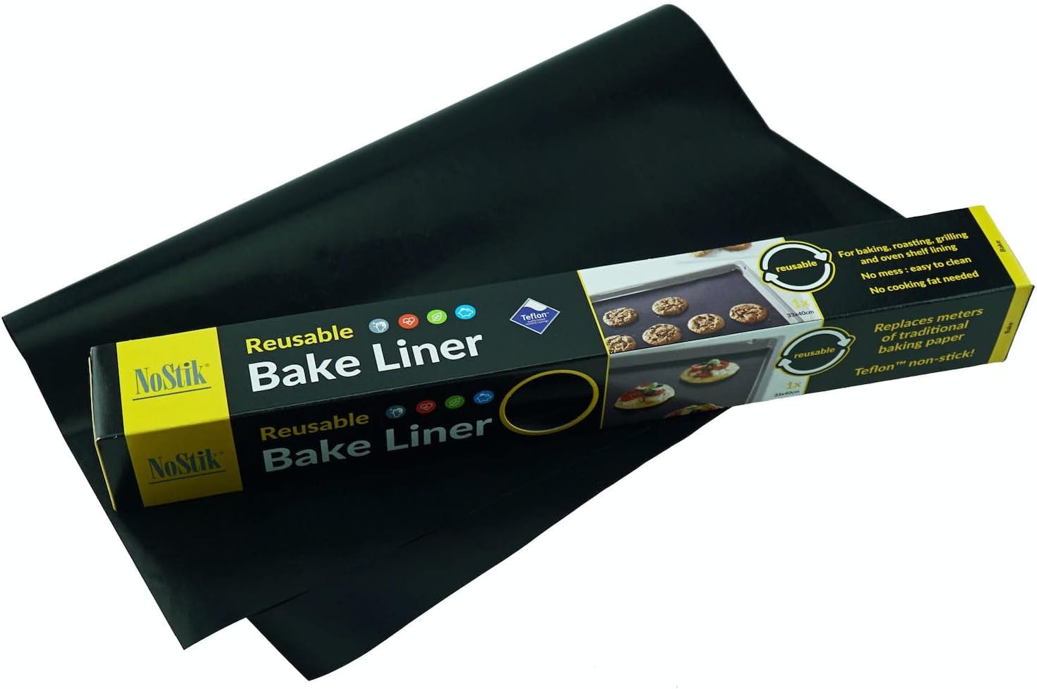 Reusable Teflon Cooking Mat. Non Stick. No Mess. Baking Sheet. PFOA Free. BPA 