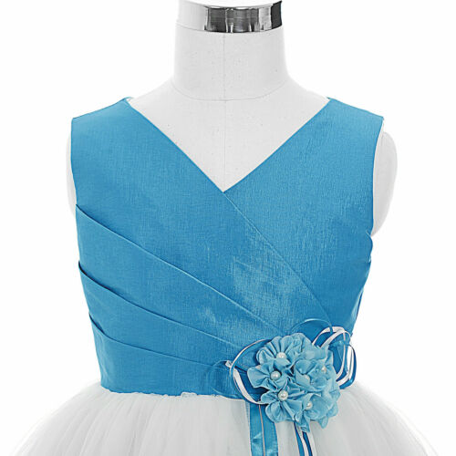 Girls Party Dress, Flower-Girl Princess Bridesmaid Wedding Pageant Holiday - Picture 19 of 46