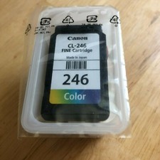 Lot of 2 Genuine New Canon CL-246 Ink Color FINE Cartridge (No Box)