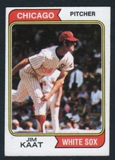 1974 Topps #440 Jim Kaat (ex)