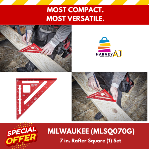 Milwaukee Set Leggero 7" In Trave Speed Quadrato - Trim Square Set - Foto 3 di 3