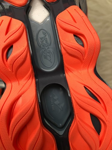 MIZUNO INFINITY ENERGY WAVE CREATION 23 WOMEN'S GREY ORANGE TRAINERS UK 5.5 - Picture 24 of 24