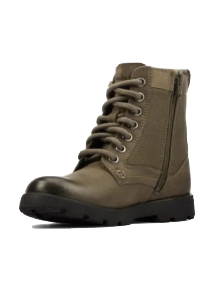 Clarks khaki boots cheap