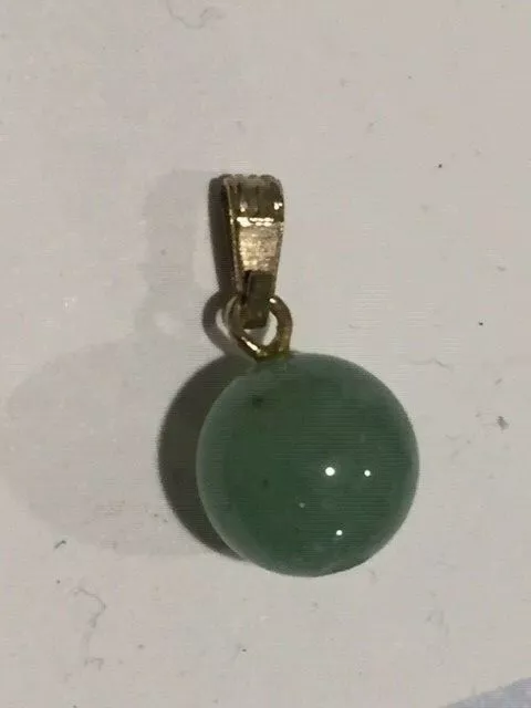 Jade Ball Pendant Jewelry Necklace Bracelet Finding Vintage eBay