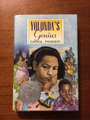 SIGNED Yolonda s Genius By Carol Fenner 1st Edition 1995 Hardcover