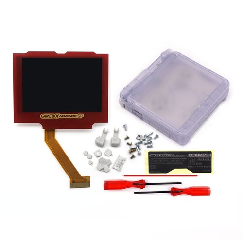 Red lens-- Easy Drop In Pre-Laminated V5 720x480 Retro Pixel LCD+Case For GBA SP - Picture 55 of 66