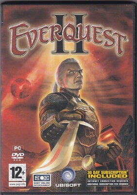 PC DVD Games - Everquest II (2 x DVD + Book + Keyboard Chart)