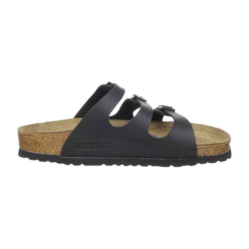 NEW Birkenstock Florida 3 Strap Women’s Sandals Black Slides - Picture 4 of 32